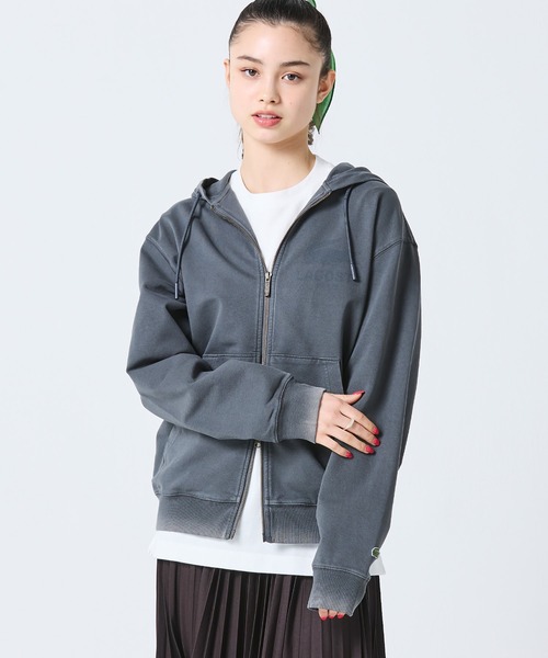 LACOSTE(ラコステ)の「ヴィンテージエフェクト ロゴジップフーディー(パーカー・メンズ・イエロー/グレイッシュブルー/ピンク/ダークアッシュ・2/5/3/4)」の20枚目の写真
