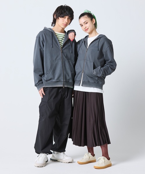 LACOSTE(ラコステ)の「ヴィンテージエフェクト ロゴジップフーディー(パーカー・メンズ・イエロー/グレイッシュブルー/ピンク/ダークアッシュ・2/5/3/4)」の15枚目の写真
