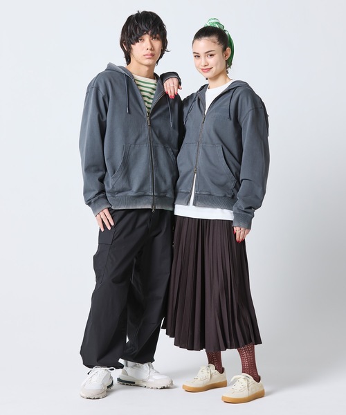 LACOSTE(ラコステ)の「ヴィンテージエフェクト ロゴジップフーディー(パーカー・メンズ・イエロー/グレイッシュブルー/ピンク/ダークアッシュ・2/5/3/4)」の14枚目の写真