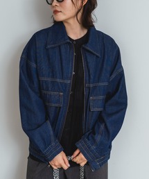 LB/S （エルビーエス）の「【C-FORT POINT/フォートポイント】デニムフライトジャケット（デニムジャケット）」