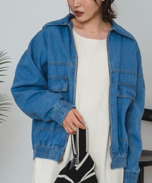 LB/S （エルビーエス）の「【C-FORT POINT/フォートポイント】デニムフライトジャケット（デニムジャケット）」