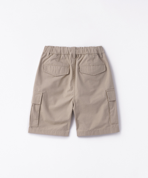 MUSINSA STANDARD KIDS（ムシンサスタンダードキッズ）の「リップストップバンディングカーゴショーツ[ベージュ]（その他パンツ・レディース・その他・100/110/120/130/140/150/160）」の3枚目の写真