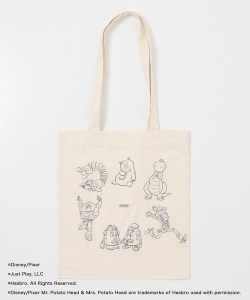 KBF(ケイビーエフ)の「TOYSTORY/トートバッグ(トートバッグ・レディース・チャコールグレー/アイボリー・ONE)」の14枚目の写真