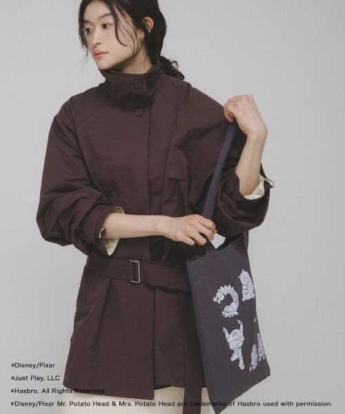 KBF(ケイビーエフ)の「TOYSTORY/トートバッグ(トートバッグ・レディース・チャコールグレー/アイボリー・ONE)」の10枚目の写真