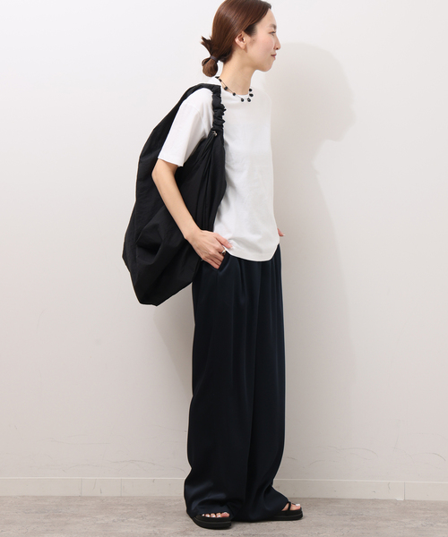 HANES(ヘインズ)の「<2枚セット>別注【Hanes / ヘインズ】ウォッシュドコットン Tシャツ(Tシャツ/カットソー・レディース・ブラック/ベージュ・FREE)」の21枚目の写真