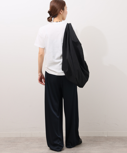 HANES(ヘインズ)の「<2枚セット>別注【Hanes / ヘインズ】ウォッシュドコットン Tシャツ(Tシャツ/カットソー・レディース・ブラック/ベージュ・FREE)」の22枚目の写真