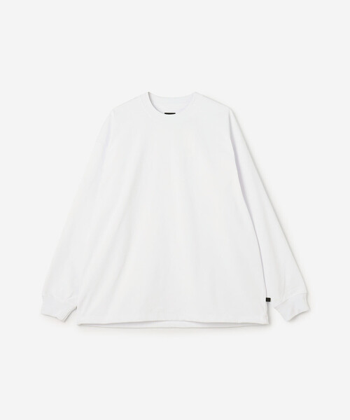 DAIWA PIER39（ダイワピア39）の「DAIWA PIER39 | TECH DRAWSTRING L/S TEE MEN（Tシャツ/カットソー・メンズ・ダークブラウン/ホワイト・L/M/S）」の2枚目の写真