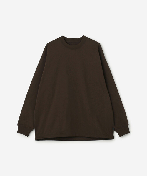 DAIWA PIER39（ダイワピア39）の「DAIWA PIER39 | TECH DRAWSTRING L/S TEE MEN（Tシャツ/カットソー・メンズ・ダークブラウン/ホワイト・L/M/S）」の7枚目の写真