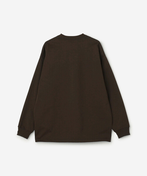 DAIWA PIER39（ダイワピア39）の「DAIWA PIER39 | TECH DRAWSTRING L/S TEE MEN（Tシャツ/カットソー・メンズ・ダークブラウン/ホワイト・L/M/S）」の8枚目の写真