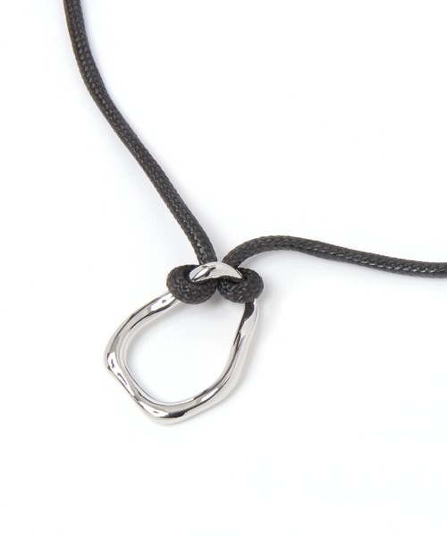 BAYFLOW（ベイフロー）の「コードベルトネックレス（ネックレス・レディース・ブラウン/ブラック・FREE）」の2枚目の写真