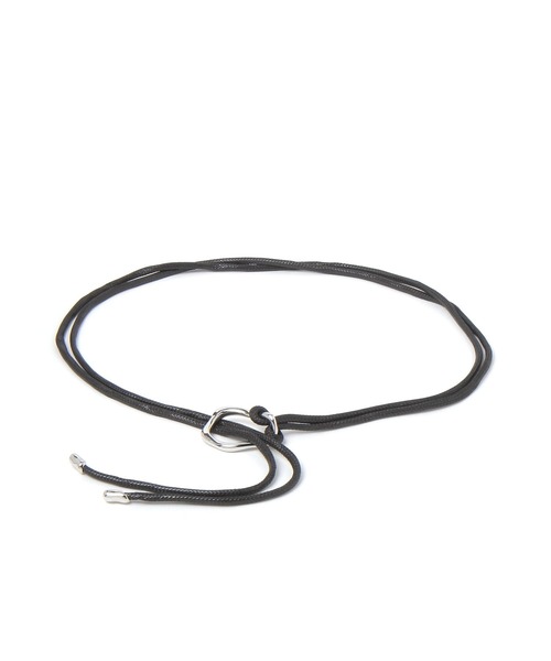 BAYFLOW（ベイフロー）の「コードベルトネックレス（ネックレス・レディース・ブラウン/ブラック・FREE）」の5枚目の写真