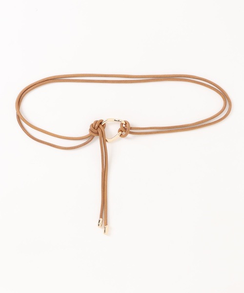 BAYFLOW（ベイフロー）の「コードベルトネックレス（ネックレス・レディース・ブラウン/ブラック・FREE）」の8枚目の写真