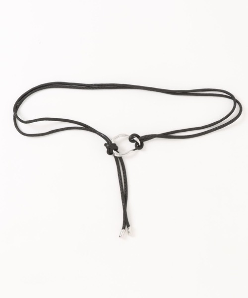 BAYFLOW（ベイフロー）の「コードベルトネックレス（ネックレス・レディース・ブラウン/ブラック・FREE）」の9枚目の写真