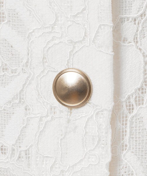 ANAYI（アナイ）の「【セットアップ対応商品】メッシュレースノーカラーブルゾン（ブルゾン・レディース・サックスブルー/オフホワイト・38/36）」の22枚目の写真