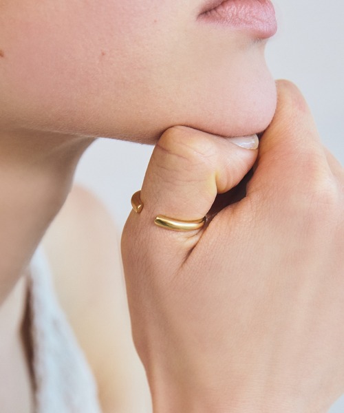 TEN.（テン）の「【新作】18KGPラルリング(1~7号)（ネックレス・レディース・ゴールド・#1/#3/#5/#7）」の4枚目の写真