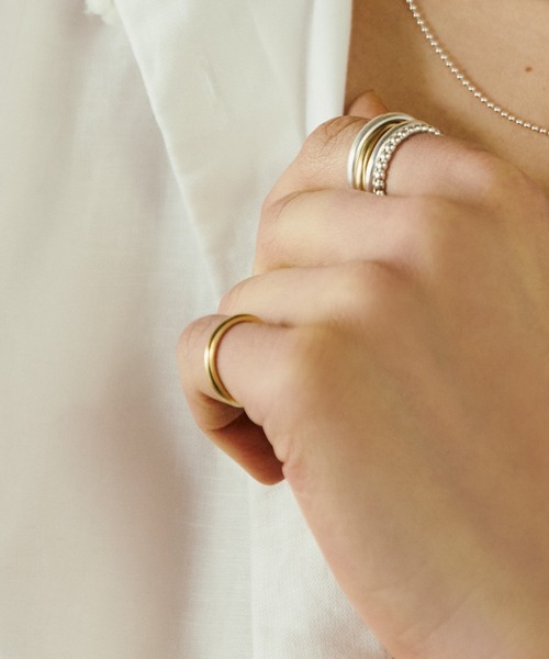 TEN.（テン）の「【新作】18KGPラルリング(1~7号)（ネックレス・レディース・ゴールド・#1/#3/#5/#7）」の8枚目の写真