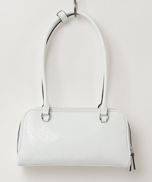 Guess（ゲス）の「CARLA Shoulder Satchel ショルダーバッグ（ショルダーバッグ・レディース・ホワイト/ブラック・ONE SIZE）」の14枚目の写真