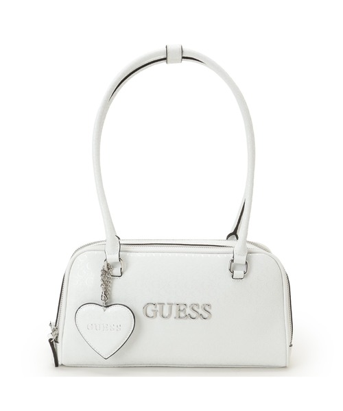 Guess(ゲス)の「CARLA Shoulder Satchel(ショルダーバッグ・レディース・ホワイト・ONE SIZE)」の1枚目の写真