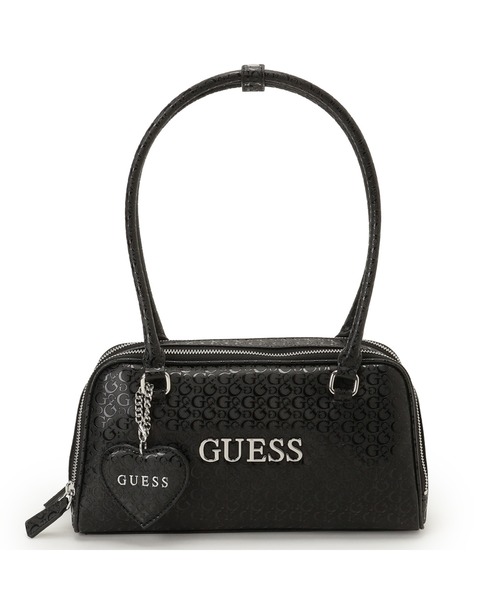 Guess（ゲス）の「CARLA Shoulder Satchel ショルダーバッグ（ショルダーバッグ・レディース・ホワイト/ブラック・ONE SIZE）」の2枚目の写真