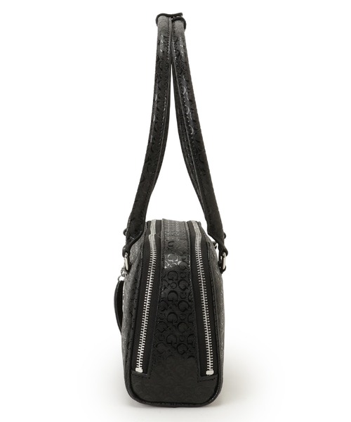 Guess（ゲス）の「CARLA Shoulder Satchel ショルダーバッグ（ショルダーバッグ・レディース・ホワイト/ブラック・ONE SIZE）」の5枚目の写真