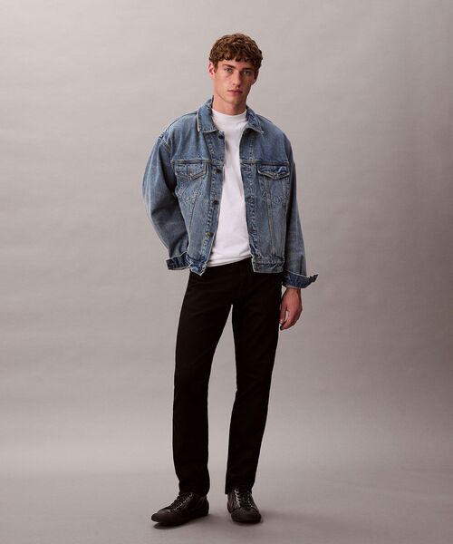 Calvin Klein(カルバン・クライン)の「モノグラム Tシャツ(Tシャツ/カットソー・メンズ・ブラック/ホワイト・M/S/L/XL)」の10枚目の写真