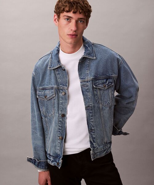 Calvin Klein(カルバン・クライン)の「モノグラム Tシャツ(Tシャツ/カットソー・メンズ・ブラック/ホワイト・M/S/L/XL)」の12枚目の写真