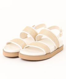 ダブルストラップフットベッドサンダル