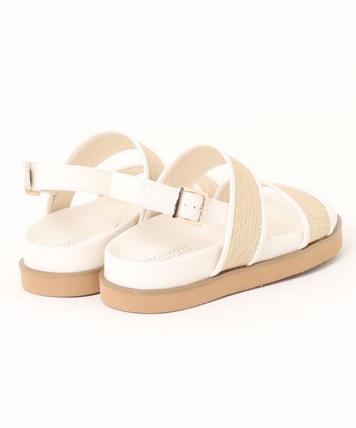 MACKINTOSH PHILOSOPHY(マッキントッシュ フィロソフィー)の「ダブルストラップフットベッドサンダル(サンダル・レディース・ベージュ/ブラック・22.5cm/23.0cm/23.5cm/24.0cm/24.5cm)」の3枚目の写真