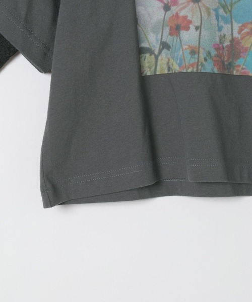 LEPSIM（レプシィム）の「【KIDS】フォトプリント袖レイヤーT　647974（Tシャツ/カットソー・キッズ・ライトブルー/オフホワイト/チャコールグレー・140/130/120）」の18枚目の写真