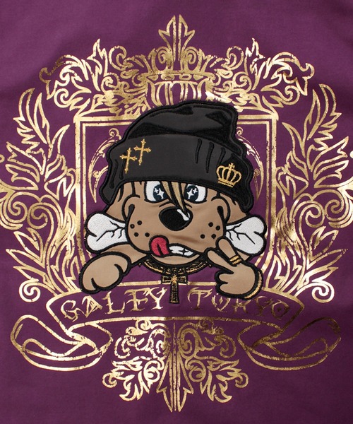 GALFY（ガルフィー）の「【GALFY/ガルフィー】爆アゲ↑↑ギラポロシャツ（ポロシャツ・メンズ・ブラック/パープル/ホワイト・M/L/XL）」の13枚目の写真