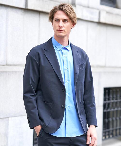 DRESSTERIOR(ドレステリア)の「【干場義雅×MOVB×DRESSTERIOR】トリプルコラボ DUPLEX COTTON コンフォートジャケット(テーラードジャケット・メンズ・ネイビー・94/92/91/90)」の3枚目の写真