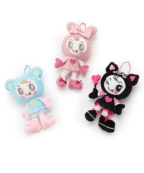 ち*こ様 ブルーベリエちゃん　ミニポーチ　ぬいぐるみちナーム9/17まで限定お値 ミニ巾着【ベリエちゃん】【ブルーベリエちゃん】【ナカムラくん