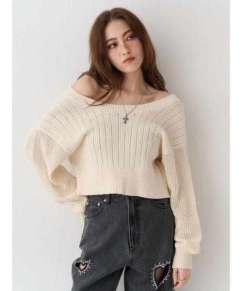 EVRIS(エヴリス)の「MARBLE CROSS MOTIF ネックレス(ネックレス・レディース・シルバー/ゴールド・FREE)」の16枚目の写真