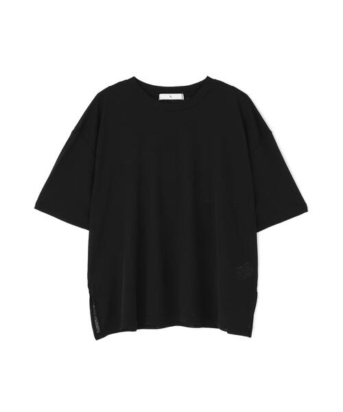 N.（N. Natural Beauty Basic）（エヌエヌナチュラルビューティーベーシック）の「スラブ天竺カットソー半袖（Tシャツ/カットソー・レディース・ブラック/オフホワイト/ピンク・FREE）」の4枚目の写真