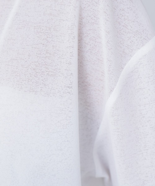 N.（N. Natural Beauty Basic）（エヌエヌナチュラルビューティーベーシック）の「スラブ天竺カットソー半袖（Tシャツ/カットソー・レディース・ブラック/オフホワイト/ピンク・FREE）」の19枚目の写真