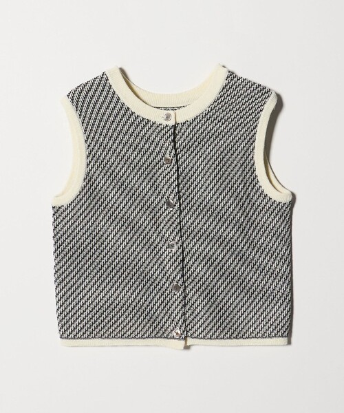 BEAUTY&YOUTH UNITED ARROWS（ビューティーアンドユースユナイテッドアローズ）の「コットンポリエステル ジャガード 2WAYニットベスト  ウォッシャブル（ベスト・レディース・その他1/ブラック/その他2・FREE）」の18枚目の写真