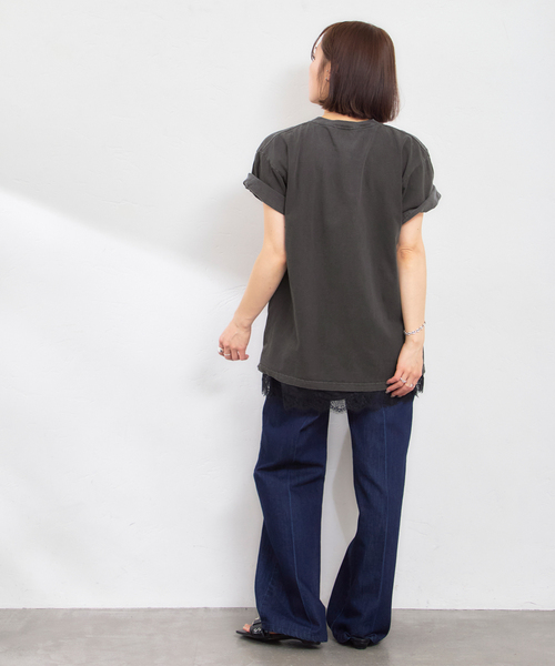 U by SPICK&SPAN（ユーバイスピックアンドスパン）の「GOOD ROCK SPEED / グッドロックスピード David Bowie Tee（Tシャツ/カットソー・レディース・ブラック系その他・MEDIUM）」の5枚目の写真