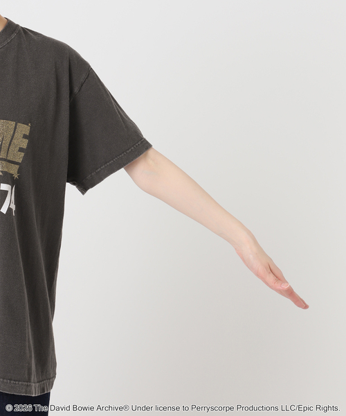 U by SPICK&SPAN（ユーバイスピックアンドスパン）の「GOOD ROCK SPEED / グッドロックスピード David Bowie Tee（Tシャツ/カットソー・レディース・ブラック系その他・MEDIUM）」の13枚目の写真