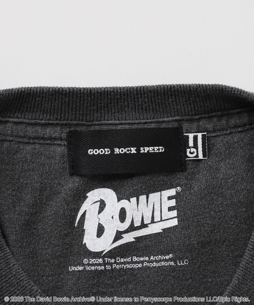 U by SPICK&SPAN（ユーバイスピックアンドスパン）の「GOOD ROCK SPEED / グッドロックスピード David Bowie Tee（Tシャツ/カットソー・レディース・ブラック系その他・MEDIUM）」の15枚目の写真