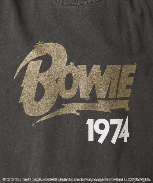 U by SPICK&SPAN（ユーバイスピックアンドスパン）の「GOOD ROCK SPEED / グッドロックスピード David Bowie Tee（Tシャツ/カットソー・レディース・ブラック系その他・MEDIUM）」の16枚目の写真