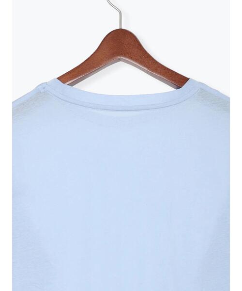 Te chichi(テチチ)の「【雑誌掲載】シルケット天竺クルーネックロンT《2026 spring catalog item》(Tシャツ/カットソー・レディース・サックスブルー/モカ/オレンジ/オフホワイト・F)」の18枚目の写真