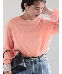 Te chichi（テチチ）の「【雑誌掲載】シルケット天竺クルーネックロンT《2026 spring catalog item》（Tシャツ/カットソー）」