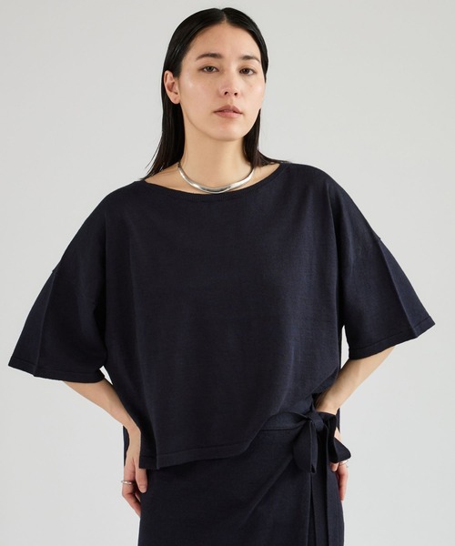 Chaos（カオス）の「Chaos(カオス)/ マーレニットプルオーバー　【セットアップ可】（ニット/セーター・レディース・ネイビー/モカ・FREE）」の9枚目の写真