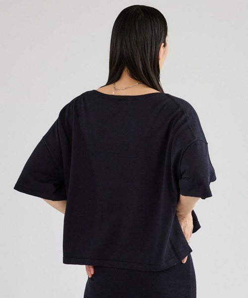 Chaos（カオス）の「Chaos(カオス)/ マーレニットプルオーバー　【セットアップ可】（ニット/セーター・レディース・ネイビー/モカ・FREE）」の11枚目の写真