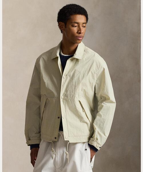 ★希少 XLサイズ★ ポロ ラルフローレン コーチジャケット 現行品 ベージュ Hayford コーチズ ジャケット（ブルゾン）｜POLO RALPH LAUREN（ポロ