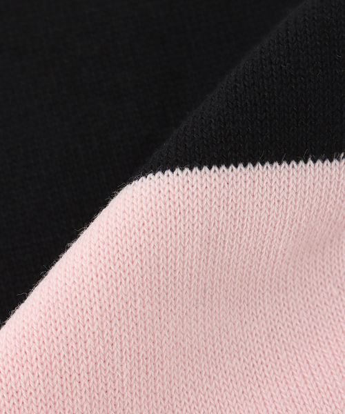 JOURNAL STANDARD LUXE(ジャーナルスタンダード ラックス)の「COTTON WIDE BORDER SOCKS(ソックス/靴下・レディース・ピンク系その他/ブラック/バーガンディー/ピンク・FREE)」の9枚目の写真