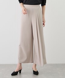 カットジョーゼットサイドプリーツパンツ