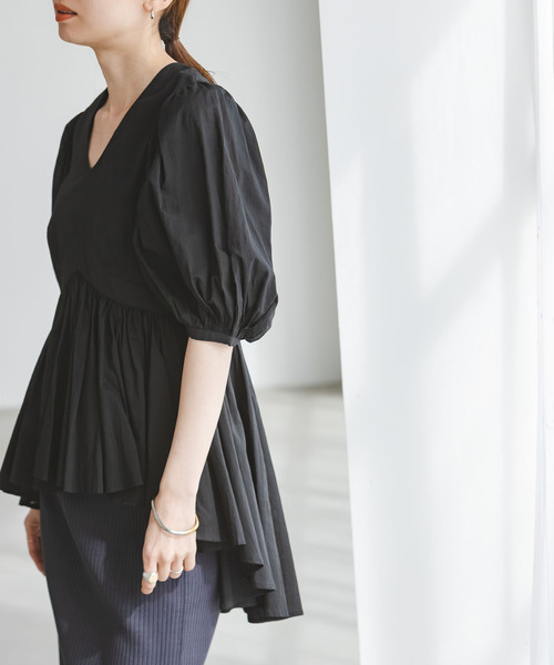 MARIHA(マリハ)の「《WEB・虎ノ門限定追加》MARIHA/マリハ ラストダンスのブラウス(シャツ/ブラウス・レディース・ブラック/ホワイト・38/36)」の6枚目の写真