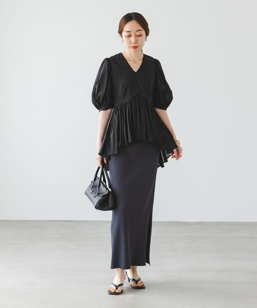 MARIHA(マリハ)の「《WEB・虎ノ門限定追加》MARIHA/マリハ ラストダンスのブラウス(シャツ/ブラウス・レディース・ブラック/ホワイト・38/36)」の8枚目の写真