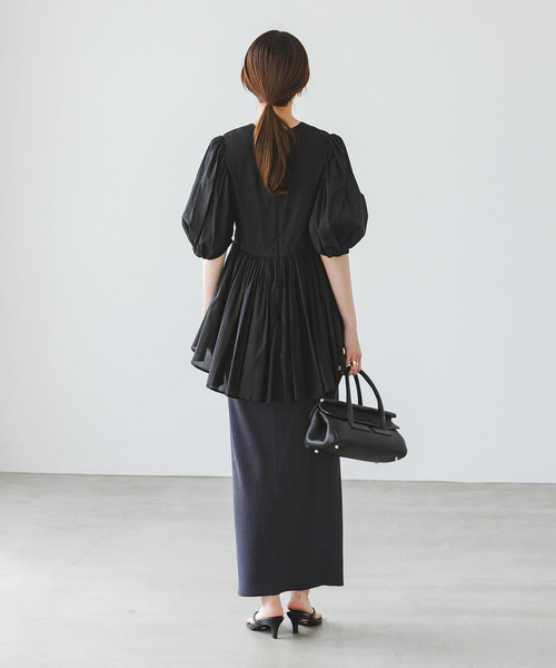 MARIHA(マリハ)の「《WEB・虎ノ門限定追加》MARIHA/マリハ ラストダンスのブラウス(シャツ/ブラウス・レディース・ブラック/ホワイト・38/36)」の9枚目の写真